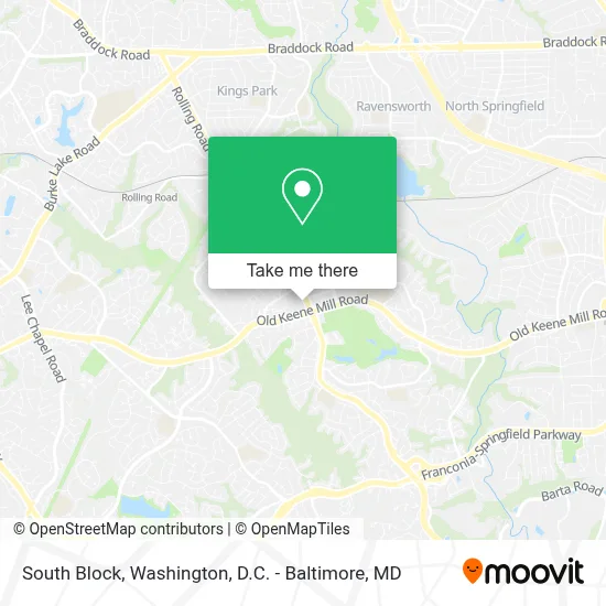 South Block map
