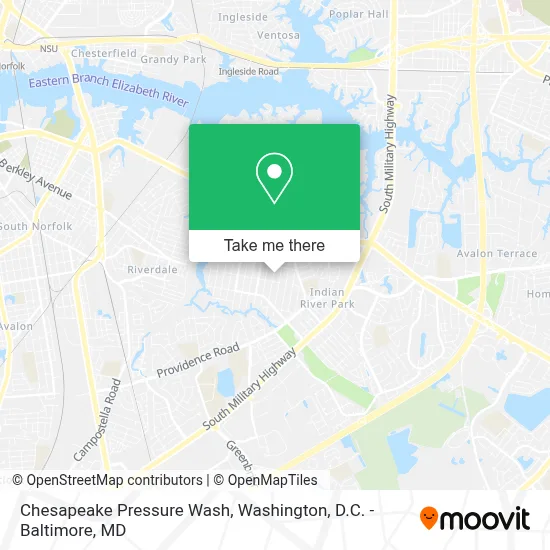 Chesapeake Pressure Wash map