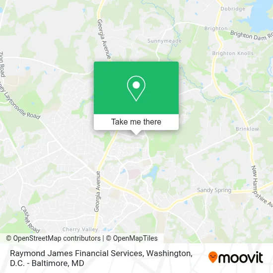 Raymond James Financial Services map