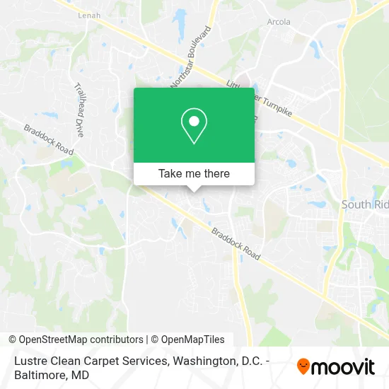 Lustre Clean Carpet Services map