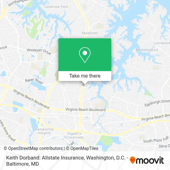 Keith Dorband: Allstate Insurance map