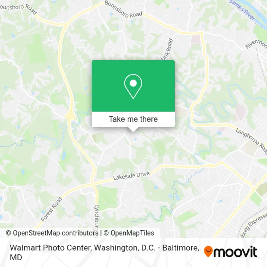 Walmart Photo Center map