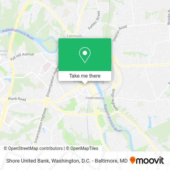 Shore United Bank map