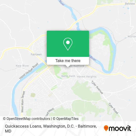 Quickaccess Loans map