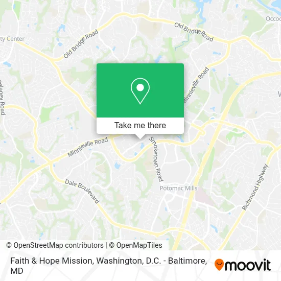 Faith & Hope Mission map