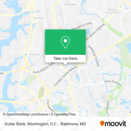 Dollar Bank map