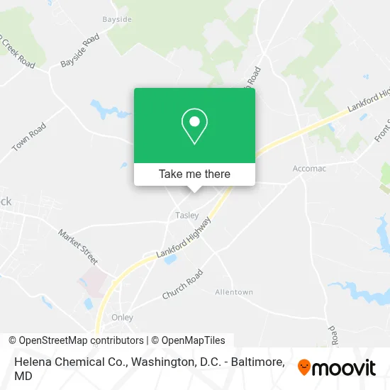 Helena Chemical Co. map
