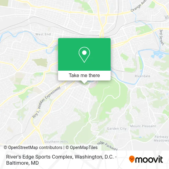 River's Edge Sports Complex map