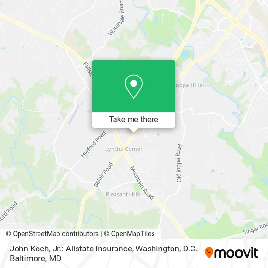 John Koch, Jr.: Allstate Insurance map