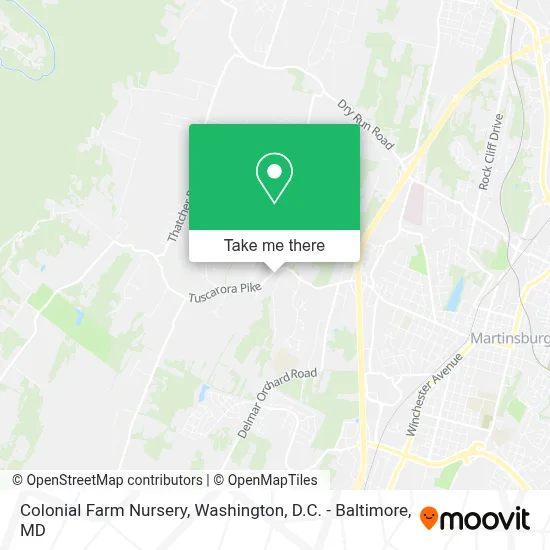Colonial Farm Nursery map