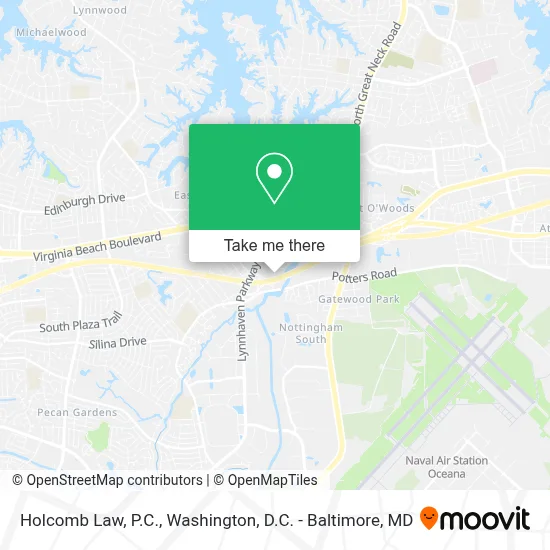 Holcomb Law, P.C. map