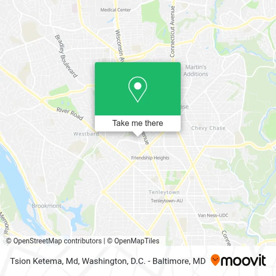 Tsion Ketema, Md map