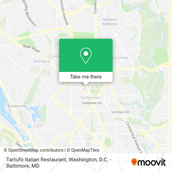 Tartufo Italian Restaurant map
