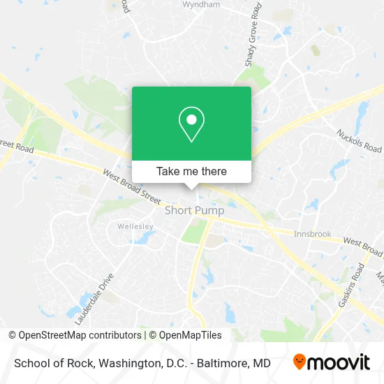 School Of Rock map
