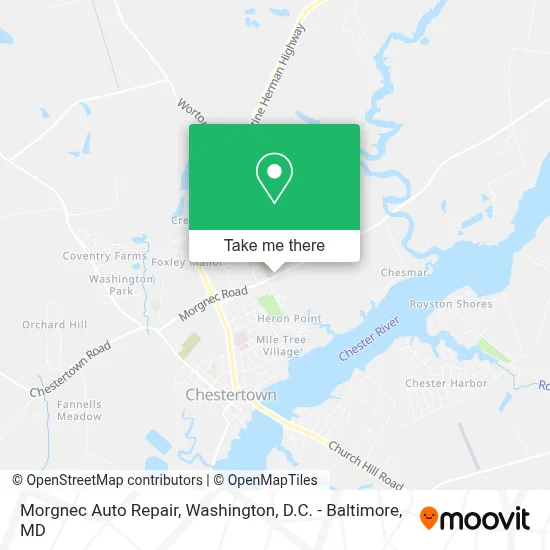 Morgnec Auto Repair map