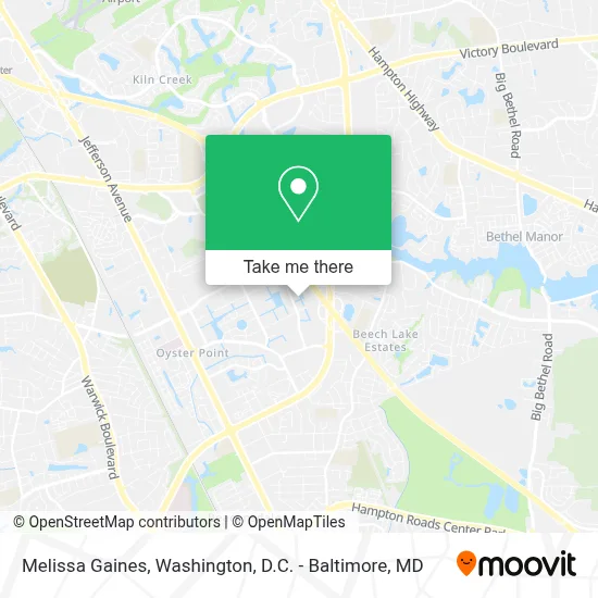 Melissa Gaines map
