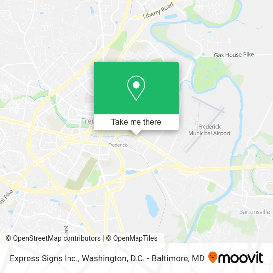 Express Signs Inc. map
