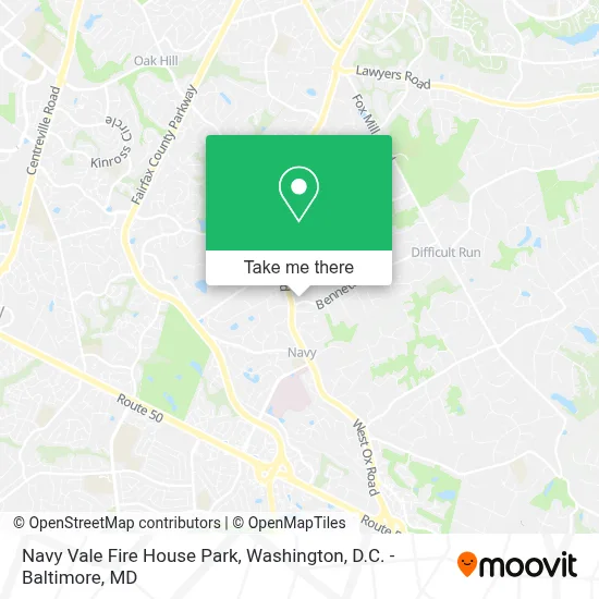 Navy Vale Fire House Park map