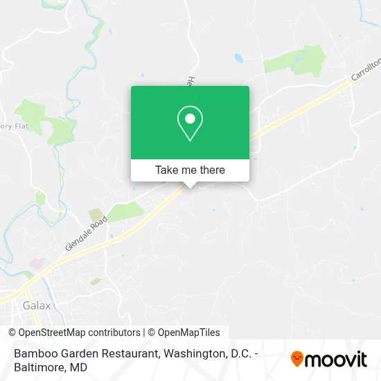 Bamboo Garden Restaurant map
