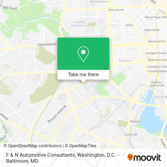 F & N Automotive Consultants map