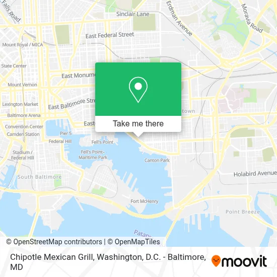 Chipotle Mexican Grill map