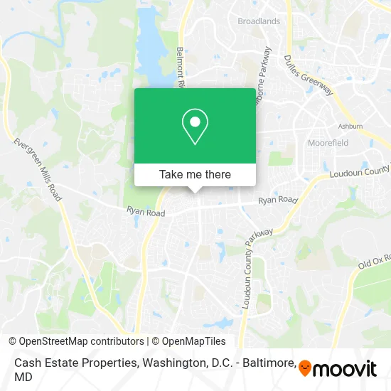 Cash Estate Properties map