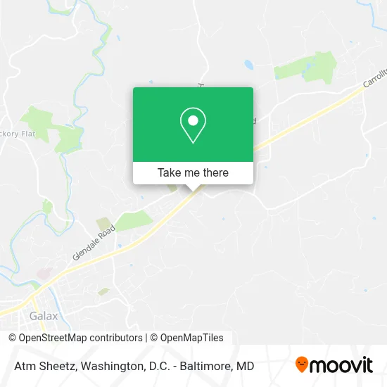 Atm Sheetz map