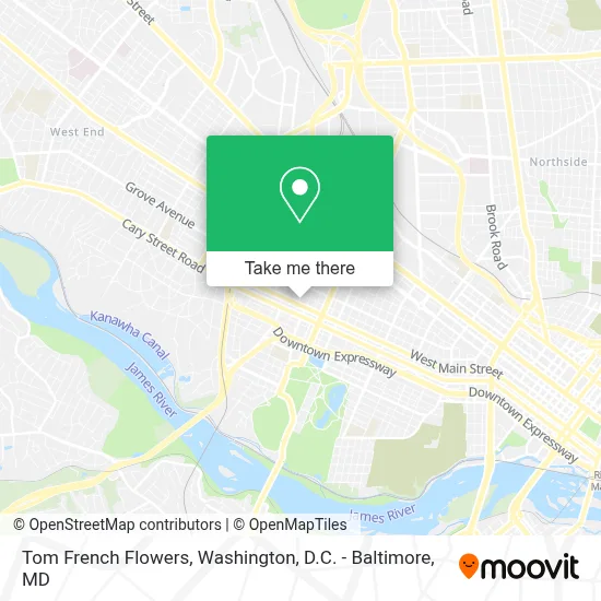 Tom French Flowers map