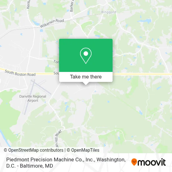 Piedmont Precision Machine Co., Inc. map