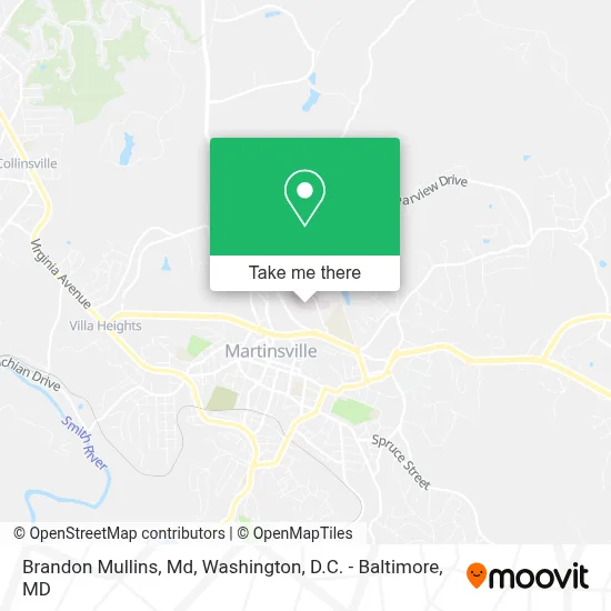 Brandon Mullins, Md map
