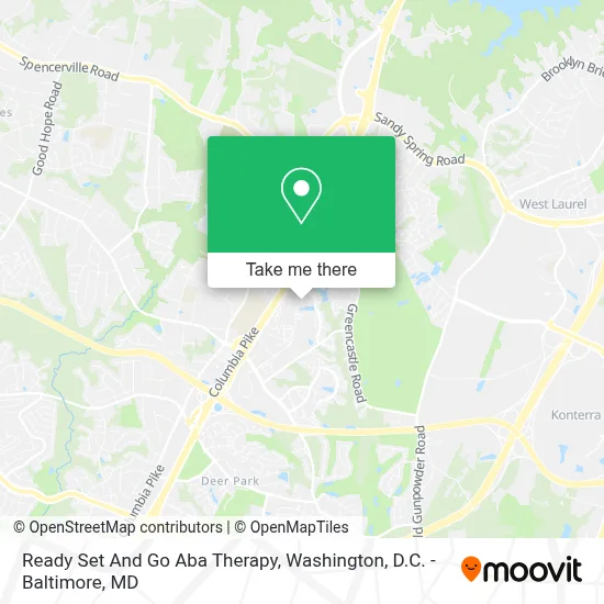 Ready Set And Go Aba Therapy map