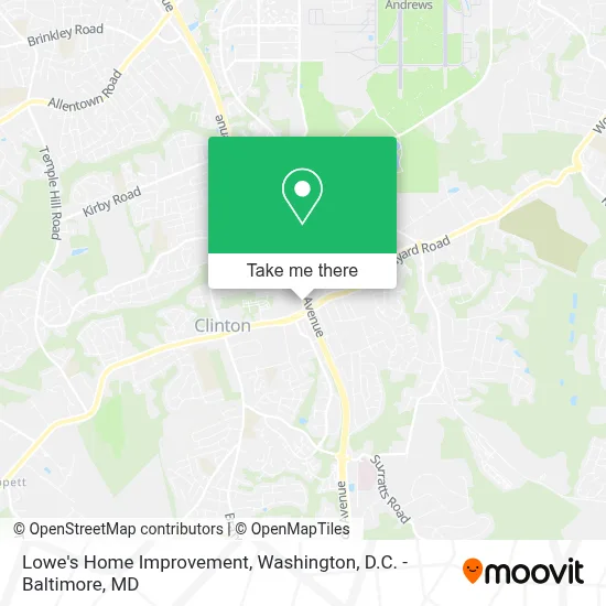 Lowe's Home Improvement map