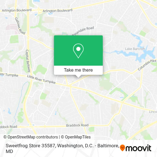 Sweetfrog Store 35587 map