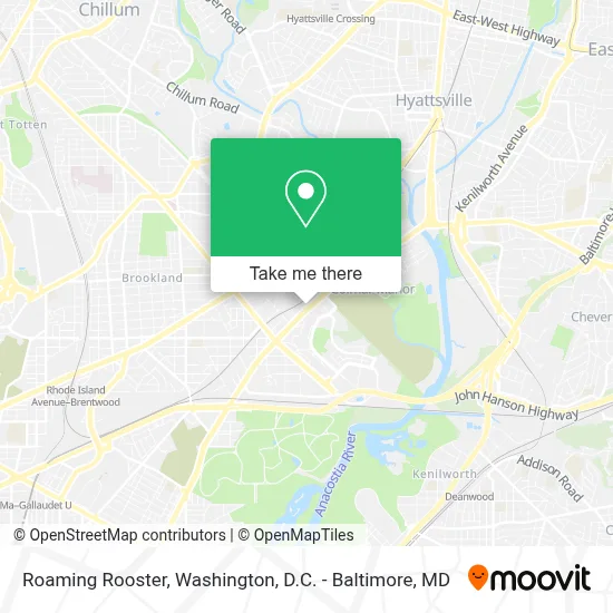 Roaming Rooster map