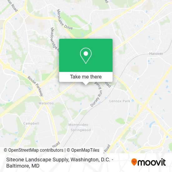 Siteone Landscape Supply map