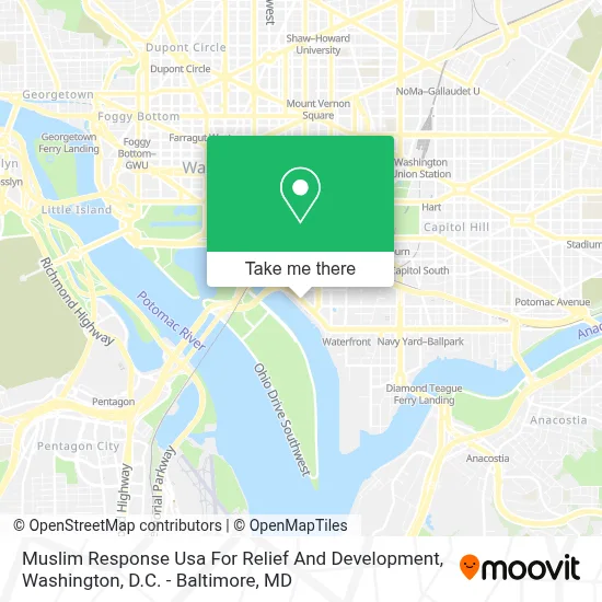 Muslim Response Usa For Relief And Development map