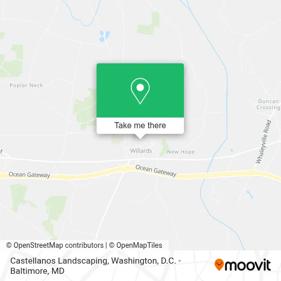 Castellanos Landscaping map