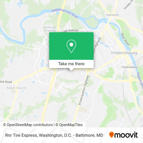Rnr Tire Express map