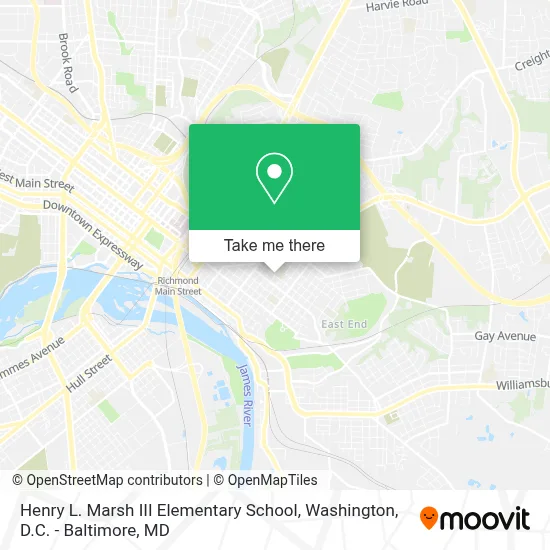 Henry L. Marsh III Elementary School map