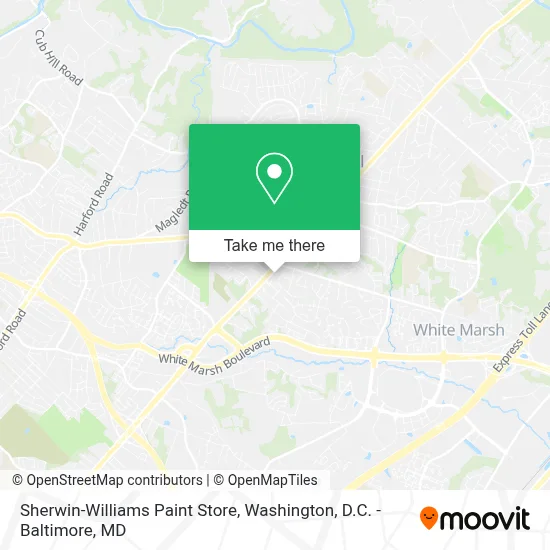 Sherwin-Williams Paint Store map