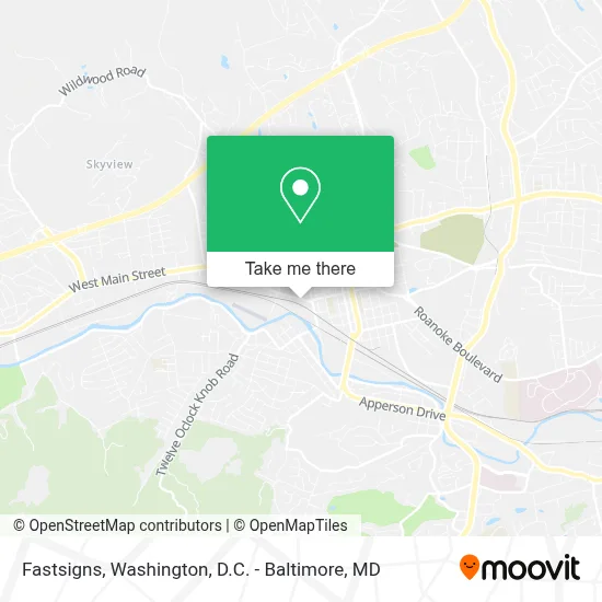 Fastsigns map