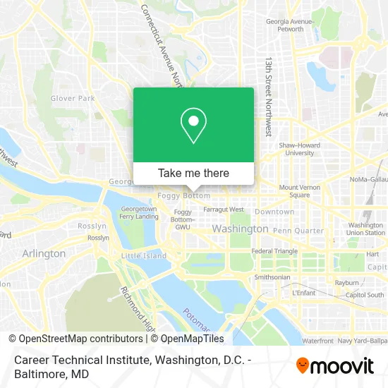 Career Technical Institute map
