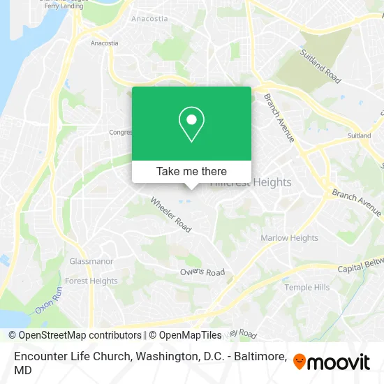 Encounter Life Church map
