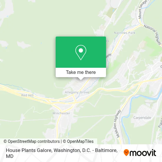 House Plants Galore map