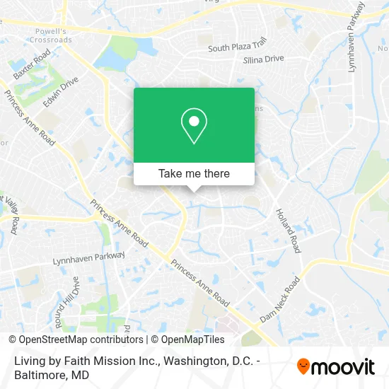 Living by Faith Mission Inc. map