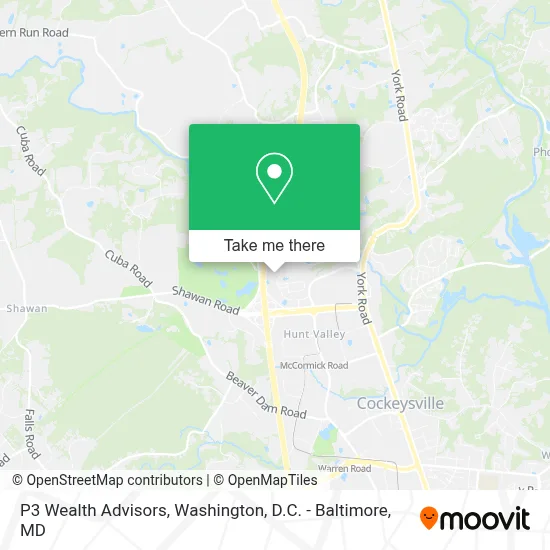 P3 Wealth Advisors map