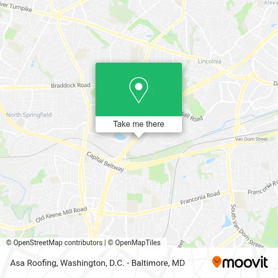 Asa Roofing map