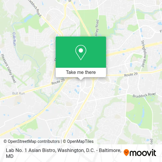 Lab No. 1 Asian Bistro map