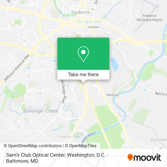 Sam's Club Optical Center map