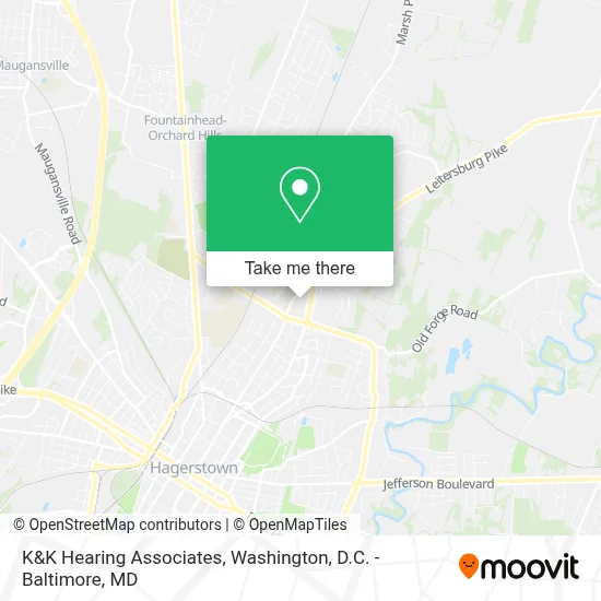 K&K Hearing Associates map